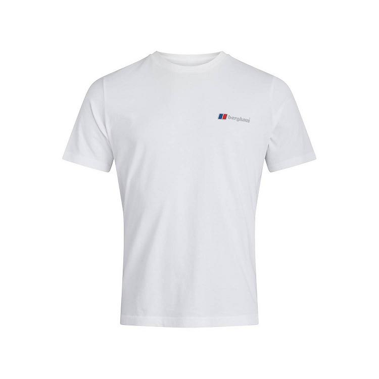 Pánska Tričko Berghaus Organic Classic Logo Biele Slovensko 1392HJSYC